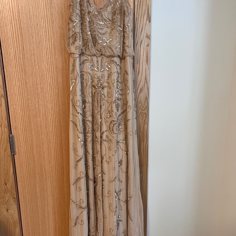 Adrianna Papell black tie dress